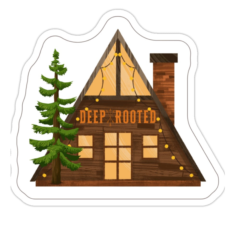 Deep Rooted Logo Sticker