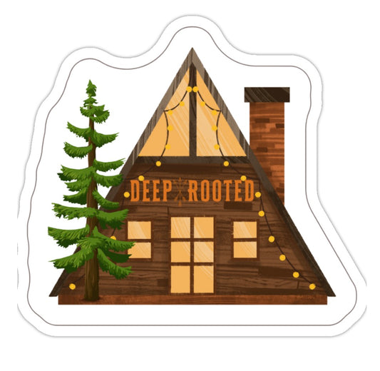 Deep Rooted Logo Sticker